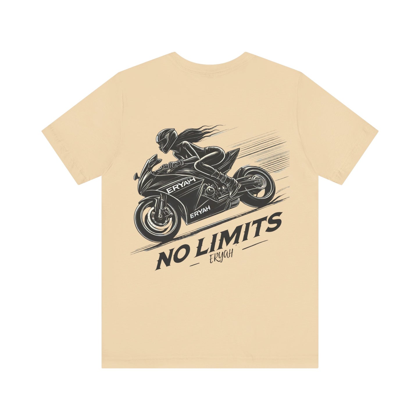 "No Limits, ERYAH"  Tee – Ride Fast, Live Fearless