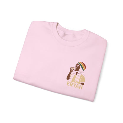 Eryah Rasta Crewneck Sweatshirt - Cozy Unisex Pullover, Perfect Gift for Music Lovers, Chill Style for Any Occasion