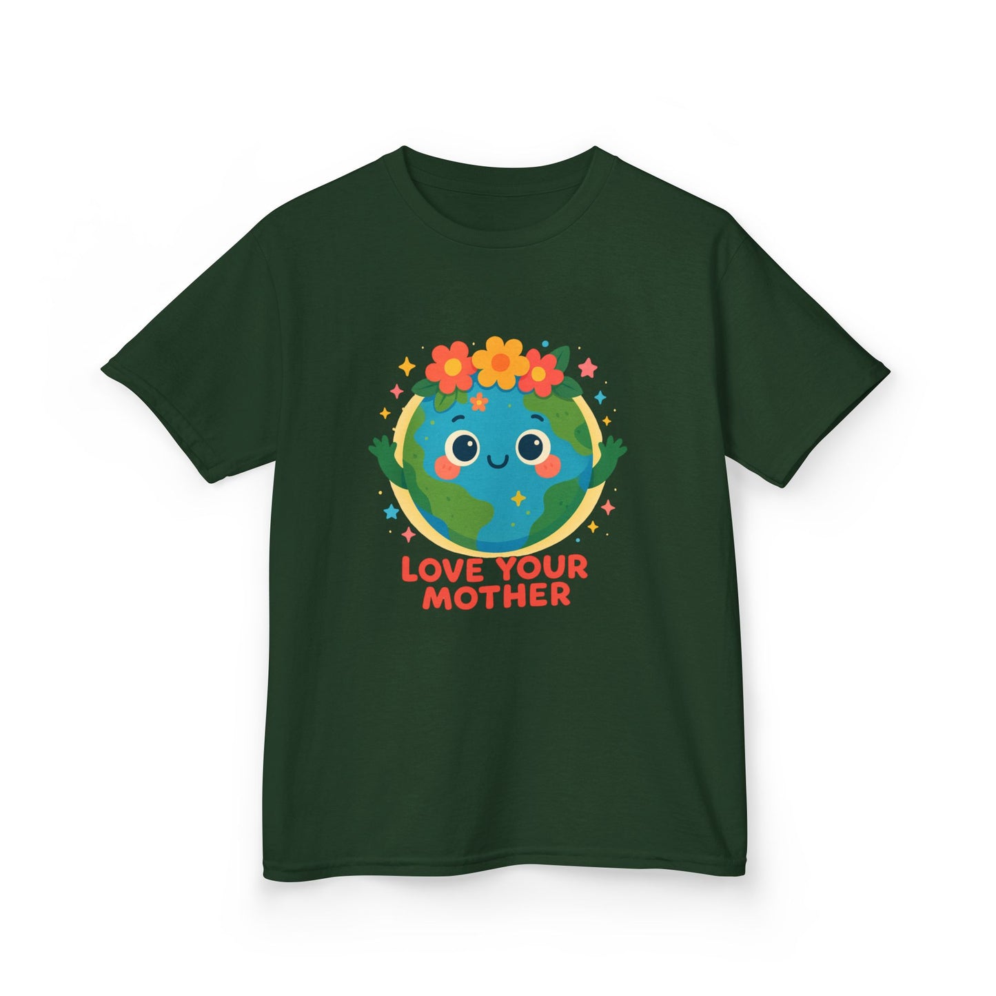 Happy Earth Friend Tee - "LOVE YOUR MOTHER" Kids Shirt