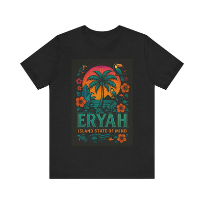 ☀️"ERYAH @ The Space" – Tropical Street Sunset Tee☀️