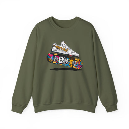 Graffiti Skateboard Sweatshirt