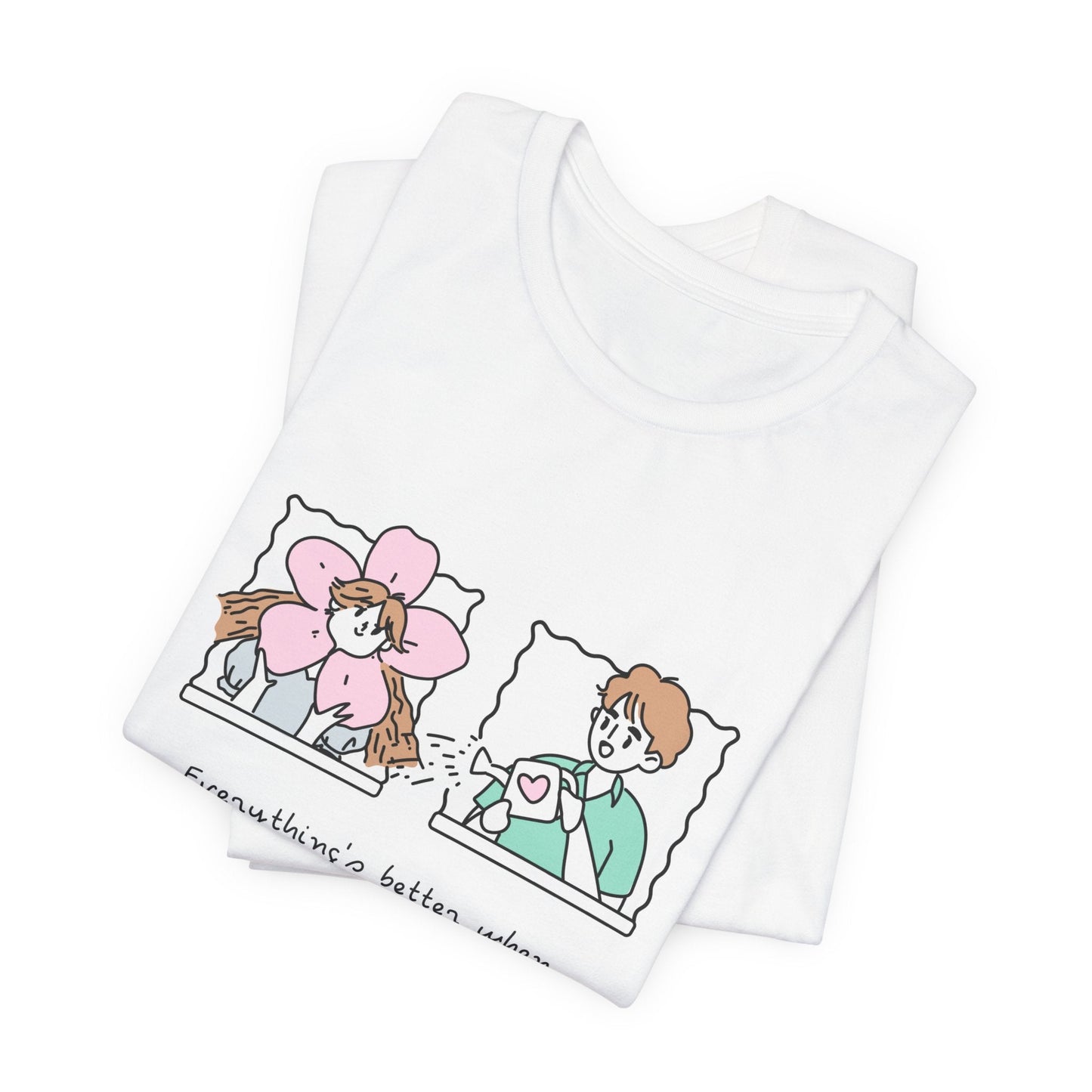 🌿 "Growing Together" Couples Tee – The Softest Way to Say "I'm All In" 🌿