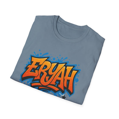 "ERYAH" Graffiti Urban – Street Art Rebellion Tee" 🎨 THIS AIN’T A SHIRT—IT’S A WALL YOU CAN WEAR 🎨