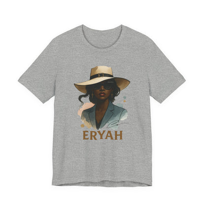 🎀 "Eryah Elegance" Portrait Tee – The Art of Mystique