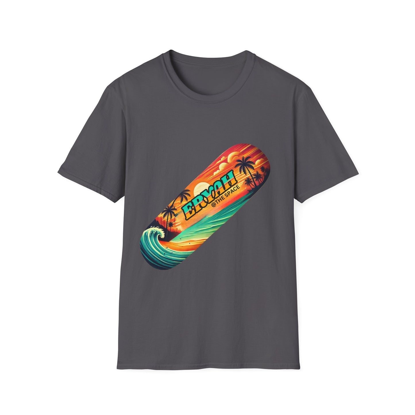 🏄‍♂️ ERYAH BEACH SKATE TEE – SUN, SAND & SHUVITS 🏄‍♂️