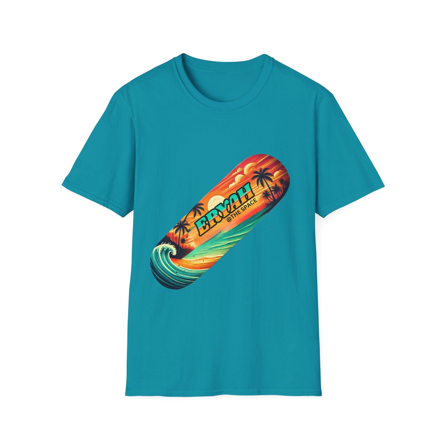 🏄‍♂️ ERYAH BEACH SKATE TEE – SUN, SAND & SHUVITS 🏄‍♂️