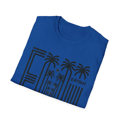 🌴 ERYAH "DESERT OASIS" PALM PATHWAY TEE — MINIMALIST WANDERLUST VIBES 🌴