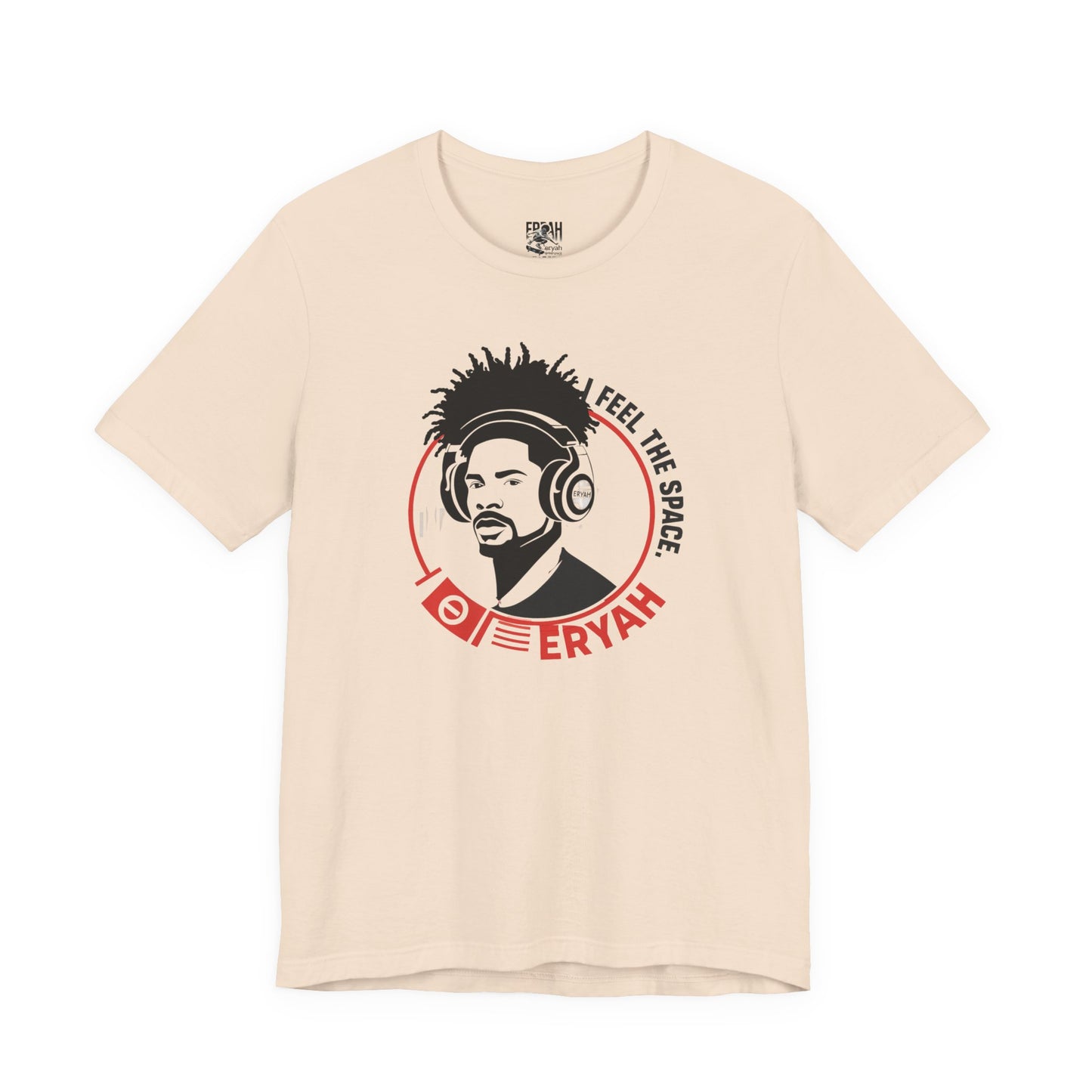 "I Feel The Space – Rasta Headphone Tee"