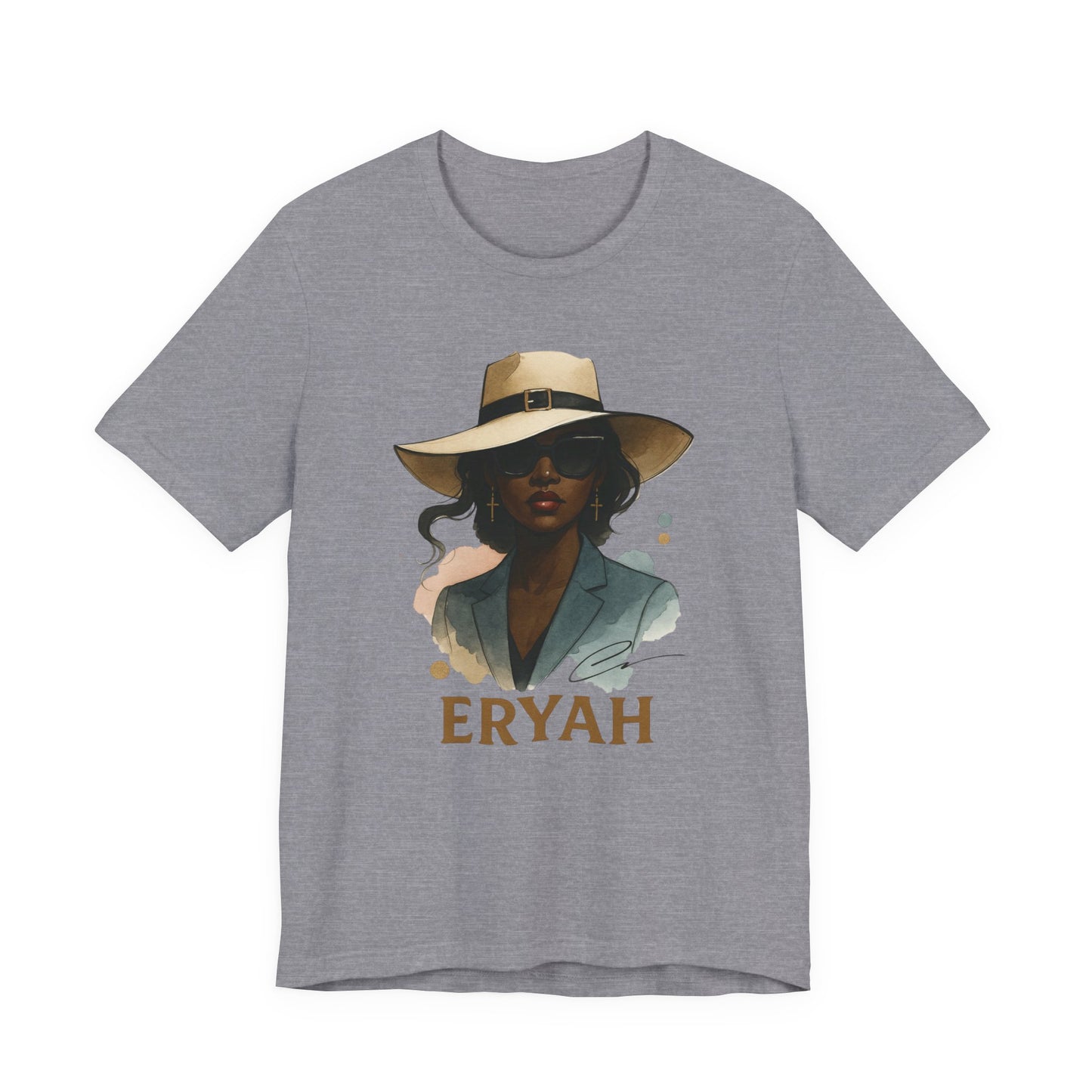 🎀 "Eryah Elegance" Portrait Tee – The Art of Mystique