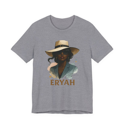 🎀 "Eryah Elegance" Portrait Tee – The Art of Mystique