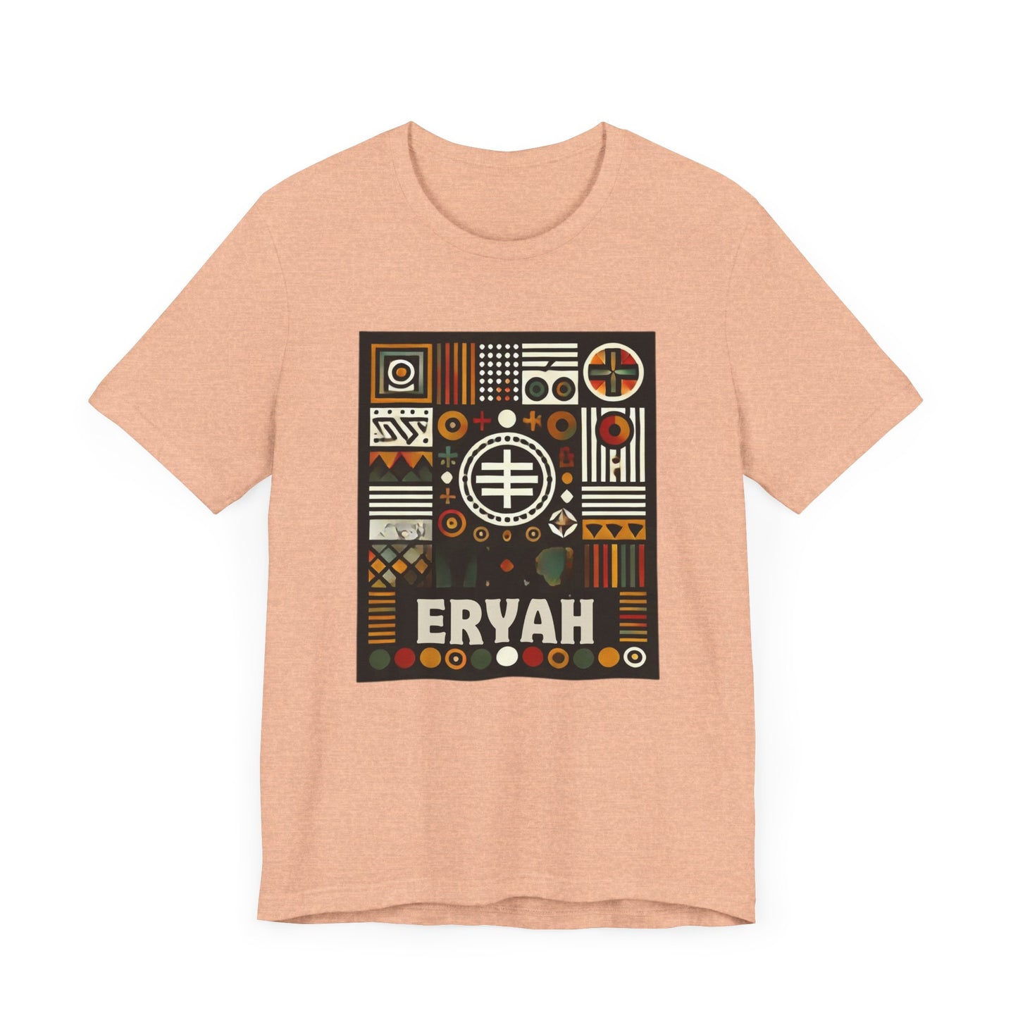 Global Tribal Print Tee - Vibrant Geometric & Symbolic Unisex