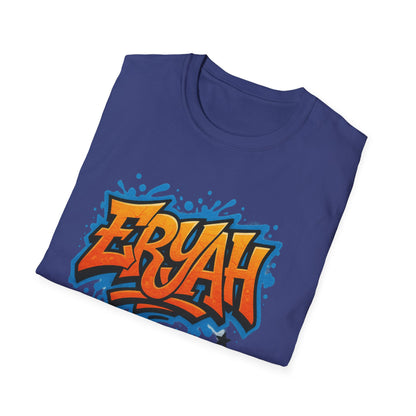 "ERYAH" Graffiti Urban – Street Art Rebellion Tee" 🎨 THIS AIN’T A SHIRT—IT’S A WALL YOU CAN WEAR 🎨