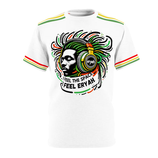 🎶"Eryah 'I Feel The Space' Rasta Music Tee – Frequency & Flow T-Shirt"🎶