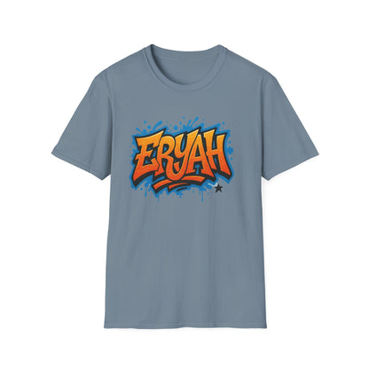"ERYAH" Graffiti Urban – Street Art Rebellion Tee" 🎨 THIS AIN’T A SHIRT—IT’S A WALL YOU CAN WEAR 🎨