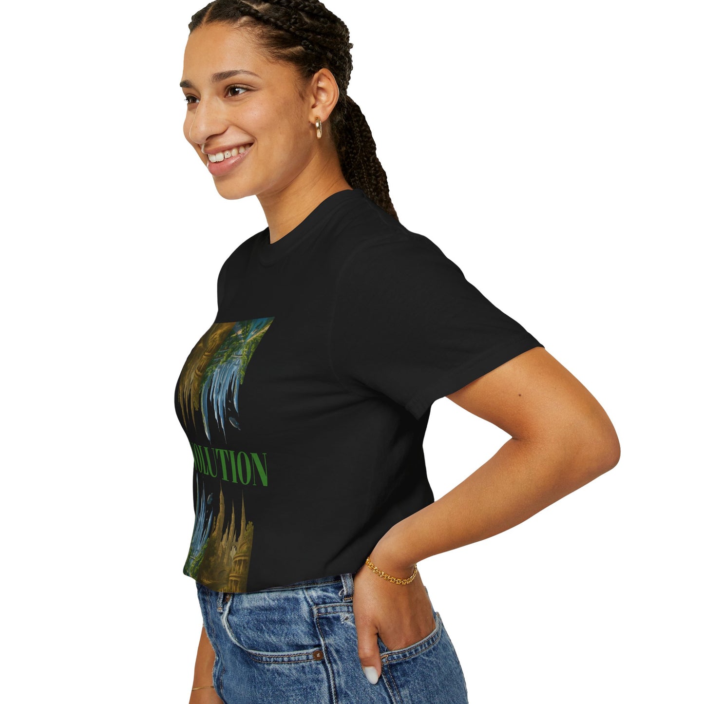 Transformative EVOLUTION T-Shirt - Reflective City/Nature Print