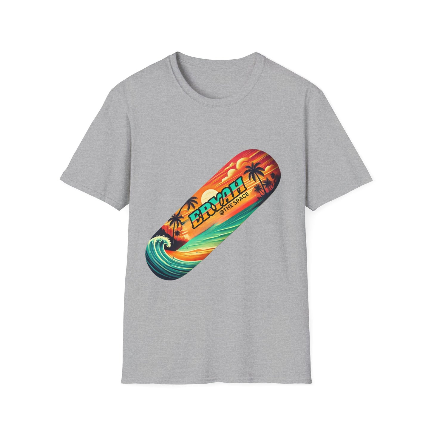 🏄‍♂️ ERYAH BEACH SKATE TEE – SUN, SAND & SHUVITS 🏄‍♂️
