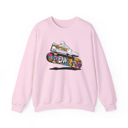 Graffiti Skateboard Sweatshirt
