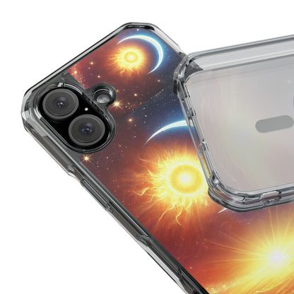 Cosmic Sun & Moon Design, Phone Case