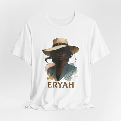 🎀 "Eryah Elegance" Portrait Tee – The Art of Mystique