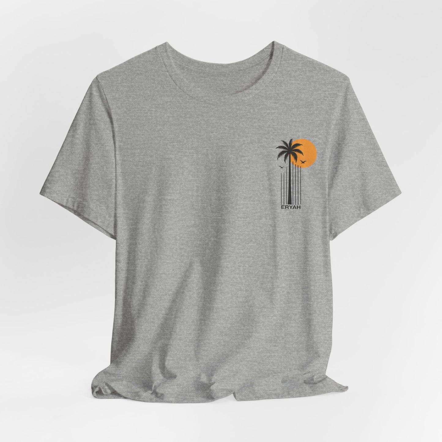 “ERYAH Sunset Palm Tee – Vintage Tropical Vibes”