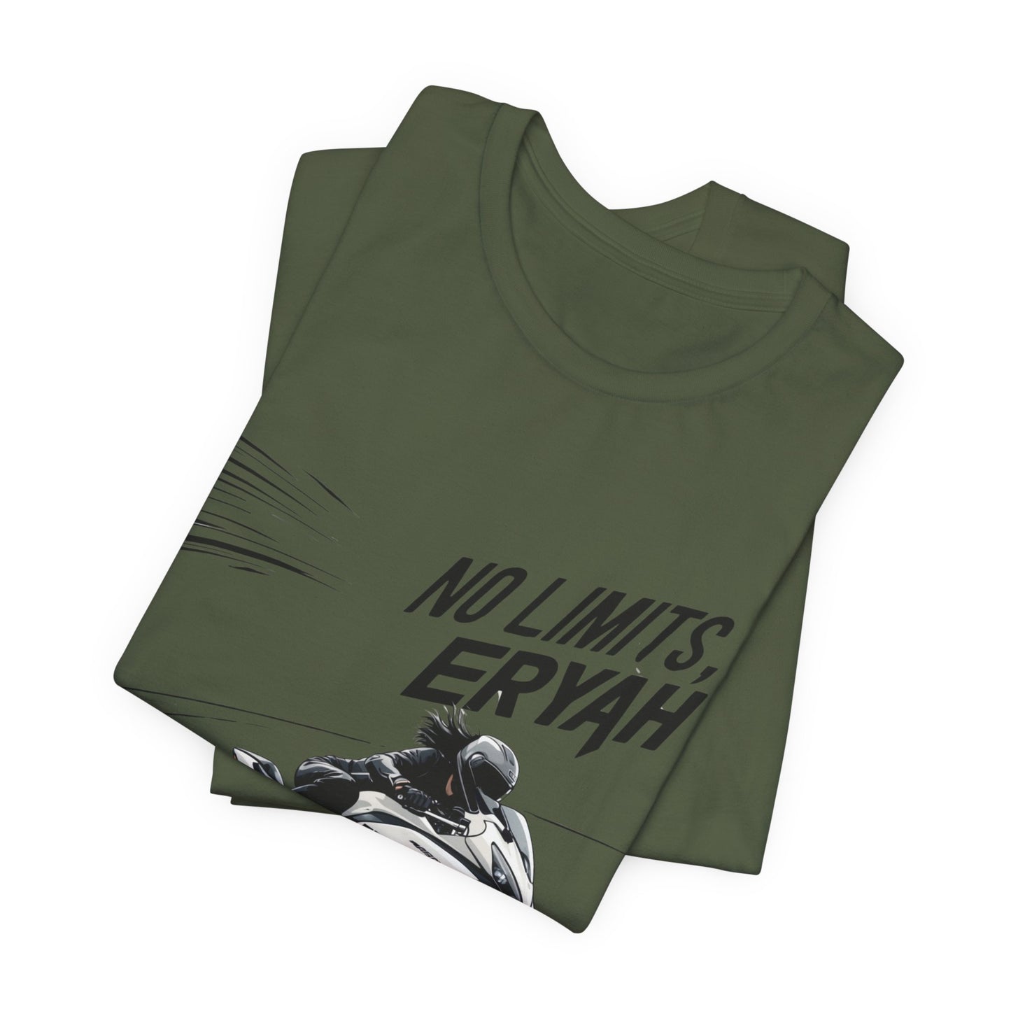 No Limits, ERYAH – High-Speed Rider, Motorcyclist Graphic Tee