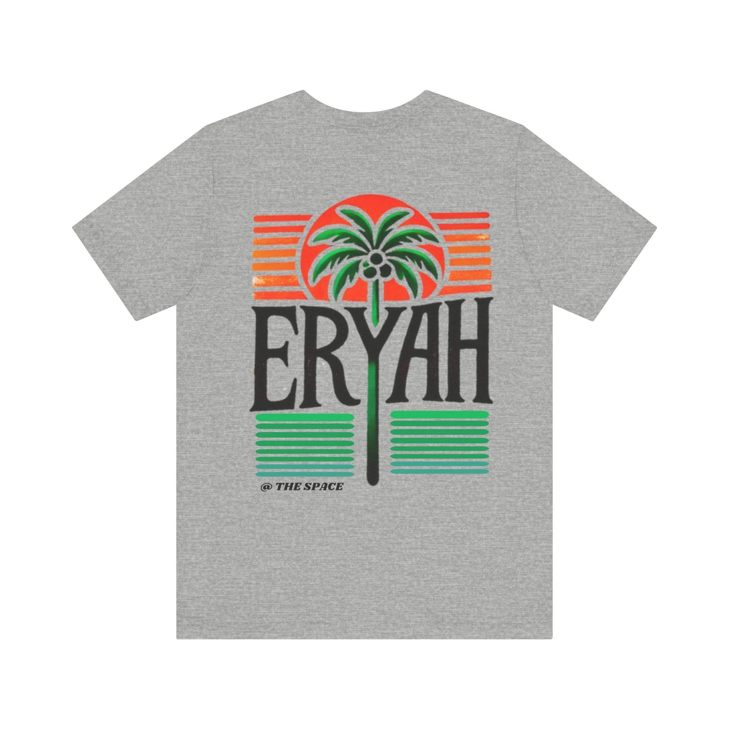 "ERYAH @ The Space" Tropical Street Tee – Sunset & Palm Tree