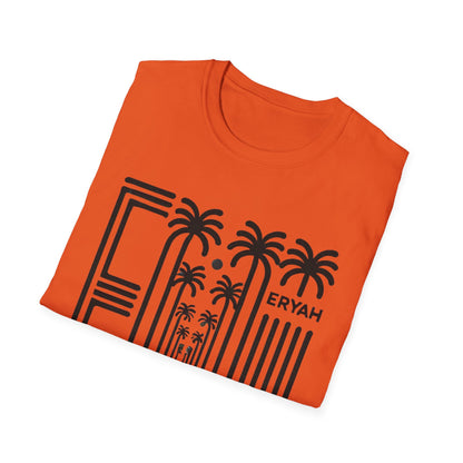 🌴 ERYAH "DESERT OASIS" PALM PATHWAY TEE — MINIMALIST WANDERLUST VIBES 🌴