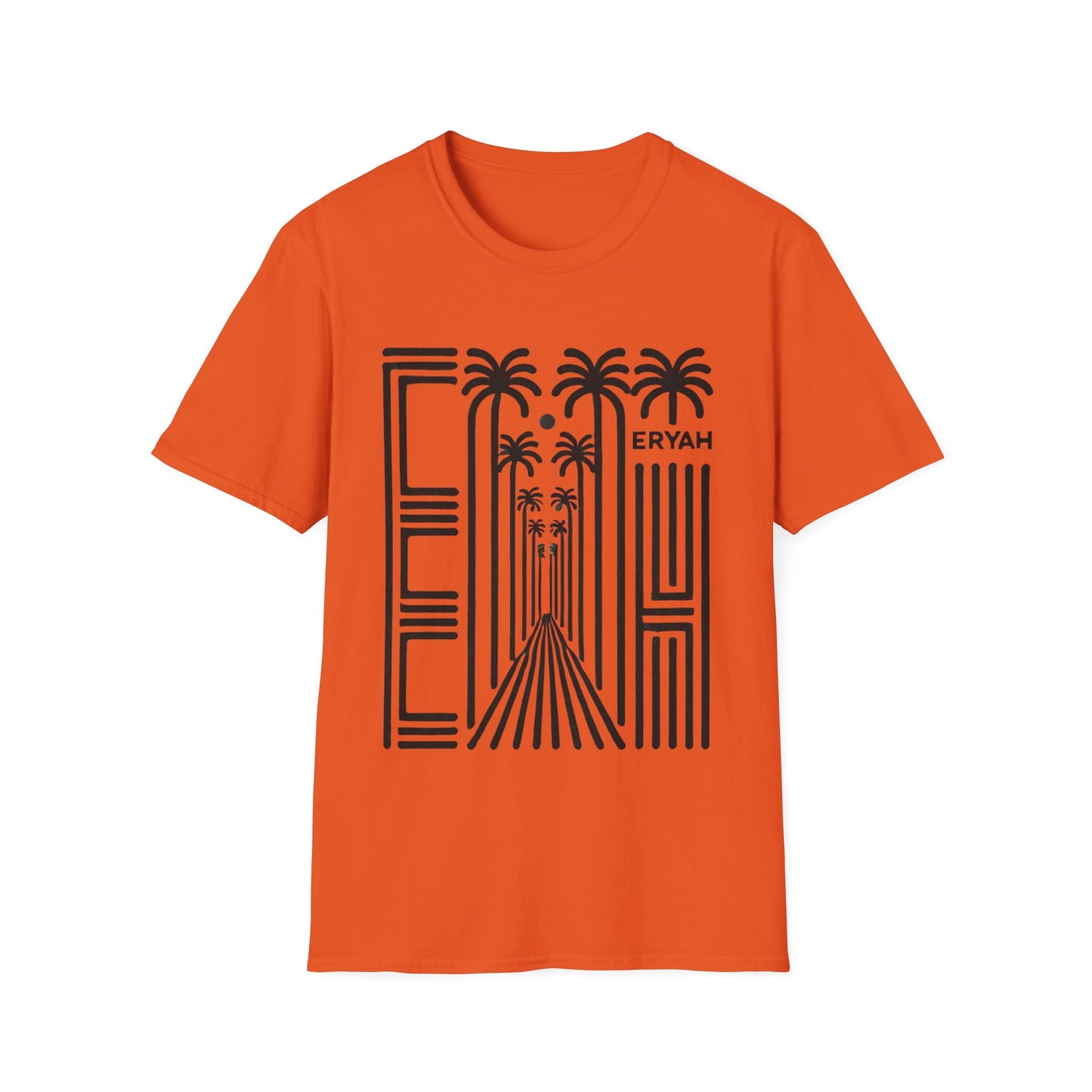 🌴 ERYAH "DESERT OASIS" PALM PATHWAY TEE — MINIMALIST WANDERLUST VIBES 🌴