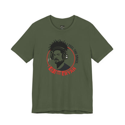 "I Feel The Space – Rasta Headphone Tee"