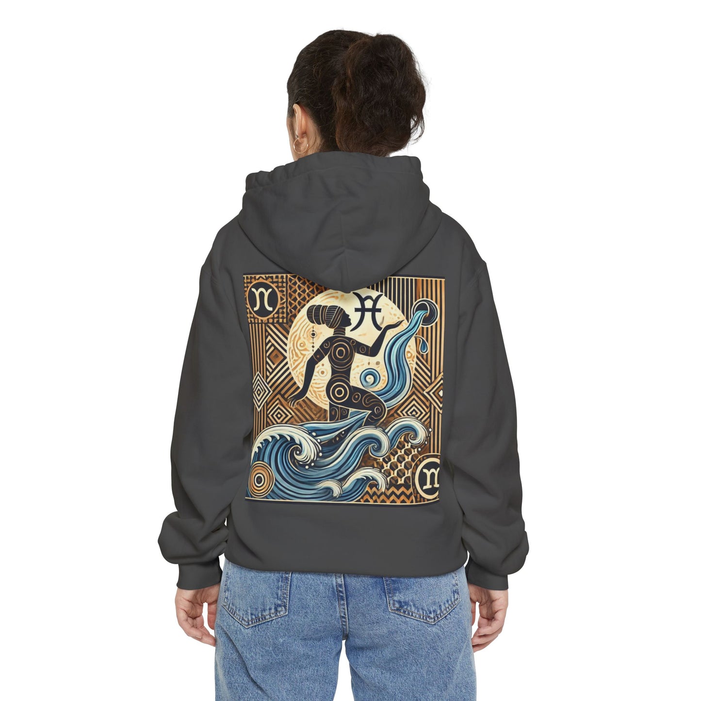 "Pisces Rising" Zodiac Art Tee – Mystical Water Bearer