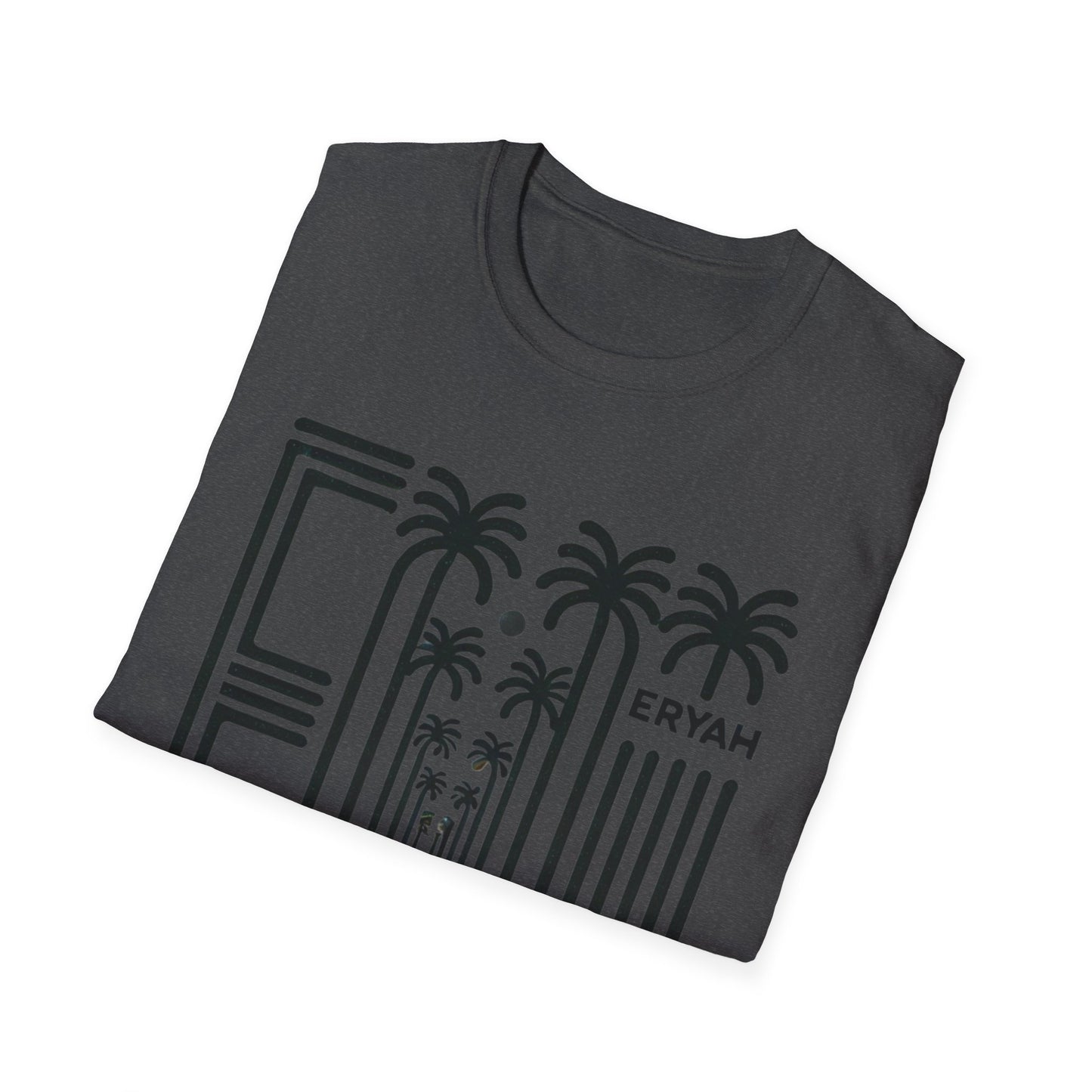 🌴 ERYAH "DESERT OASIS" PALM PATHWAY TEE — MINIMALIST WANDERLUST VIBES 🌴