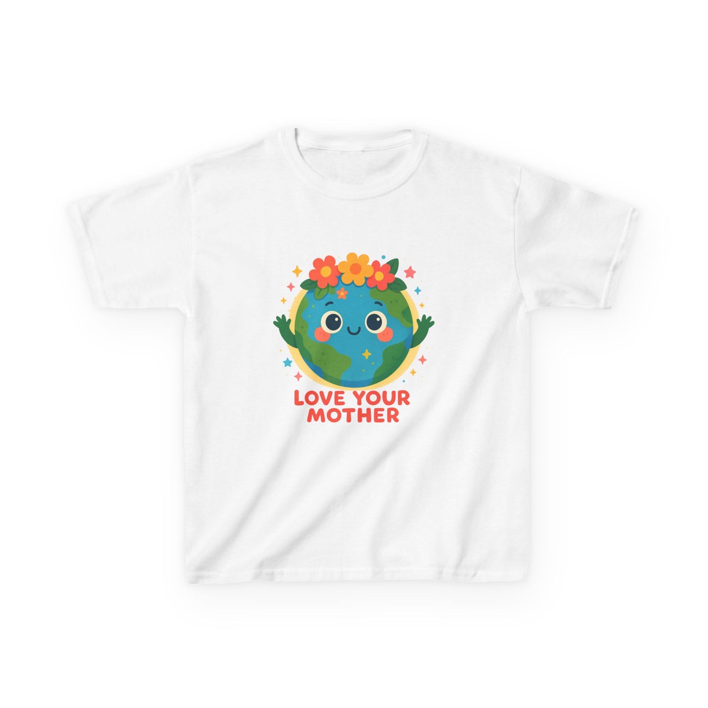 Happy Earth Friend Tee - "LOVE YOUR MOTHER" Kids Shirt