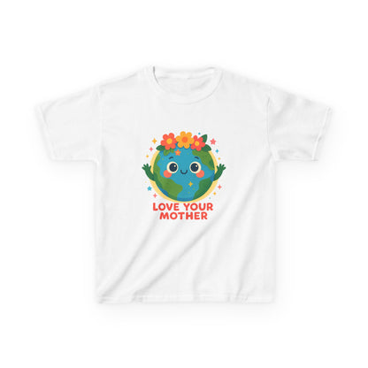 Happy Earth Friend Tee - "LOVE YOUR MOTHER" Kids Shirt