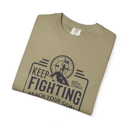 “KEEP FIGHTING” Motivational Military Tee by ERYAH