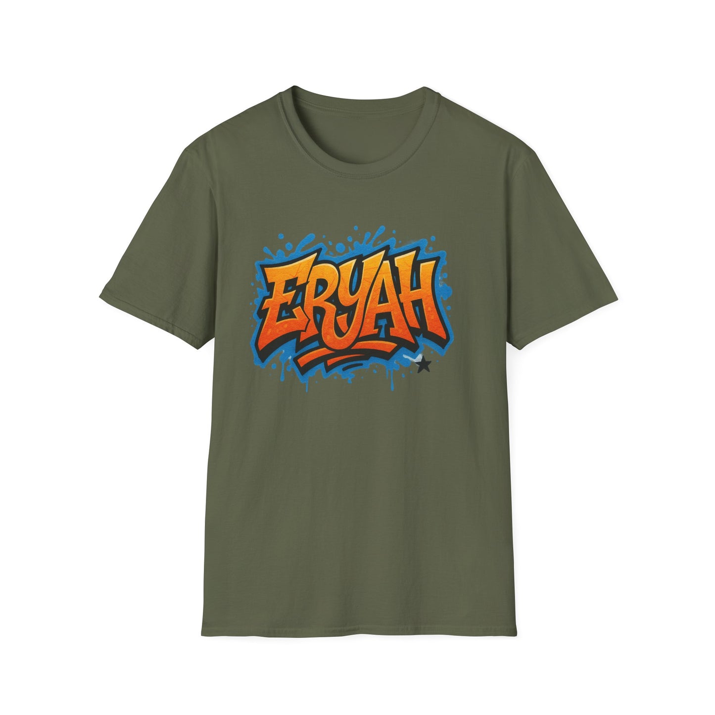 "ERYAH" Graffiti Urban – Street Art Rebellion Tee" 🎨 THIS AIN’T A SHIRT—IT’S A WALL YOU CAN WEAR 🎨