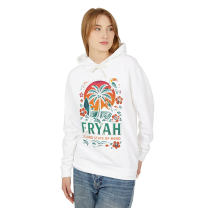 Tropical Graphic Hoodie, Eryah Island State of Mind