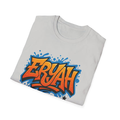 "ERYAH" Graffiti Urban – Street Art Rebellion Tee" 🎨 THIS AIN’T A SHIRT—IT’S A WALL YOU CAN WEAR 🎨