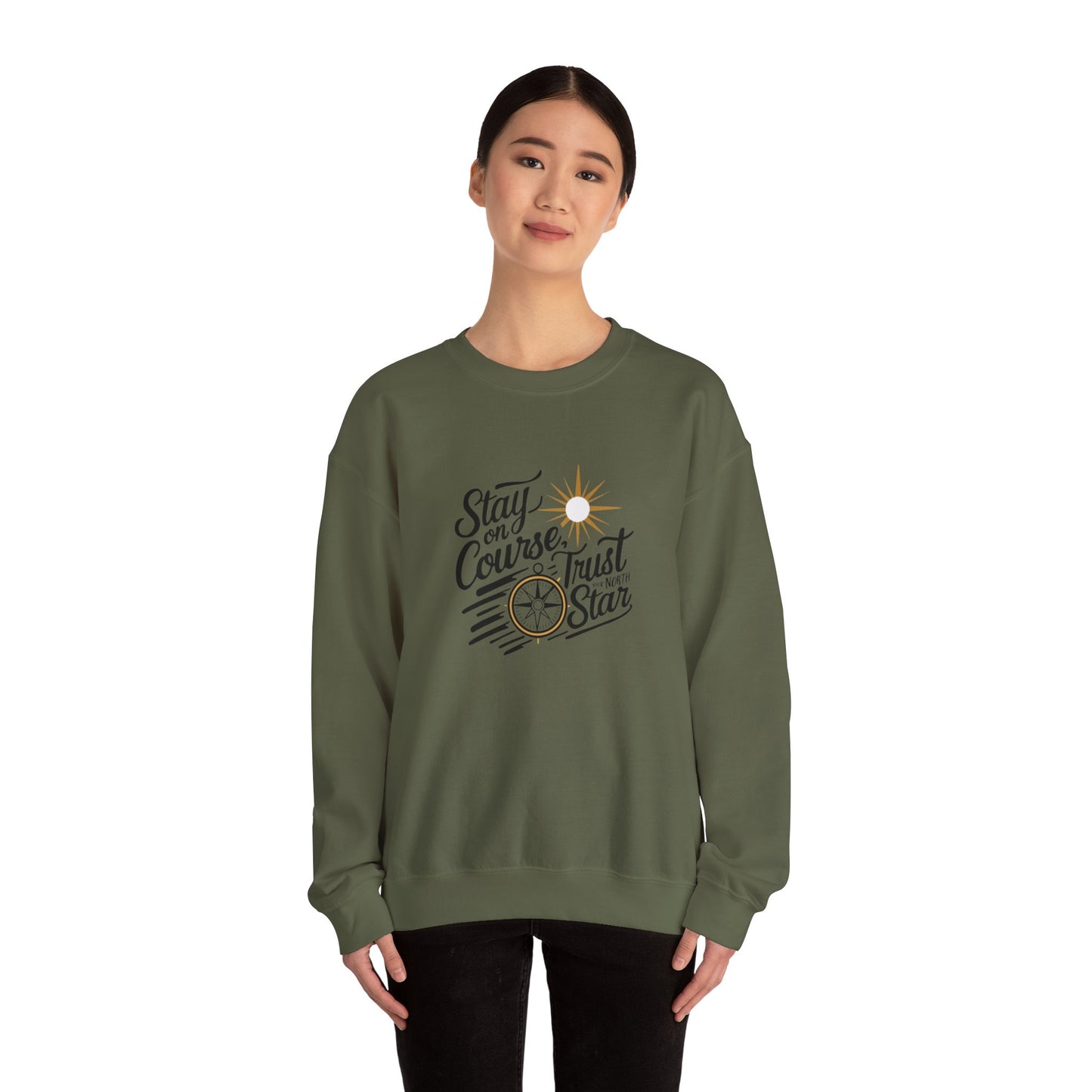 North star Sweatshirt | Cozy Unisex Crewneck | Inspirational Gift | Casual Wear | Reminder | Perfect for All Occasions