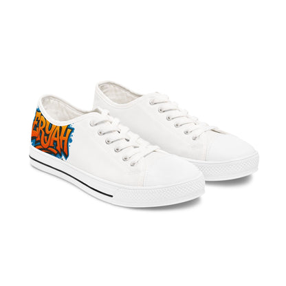 Stylish Low Top Sneakers with 'Flyin' the Space' Design