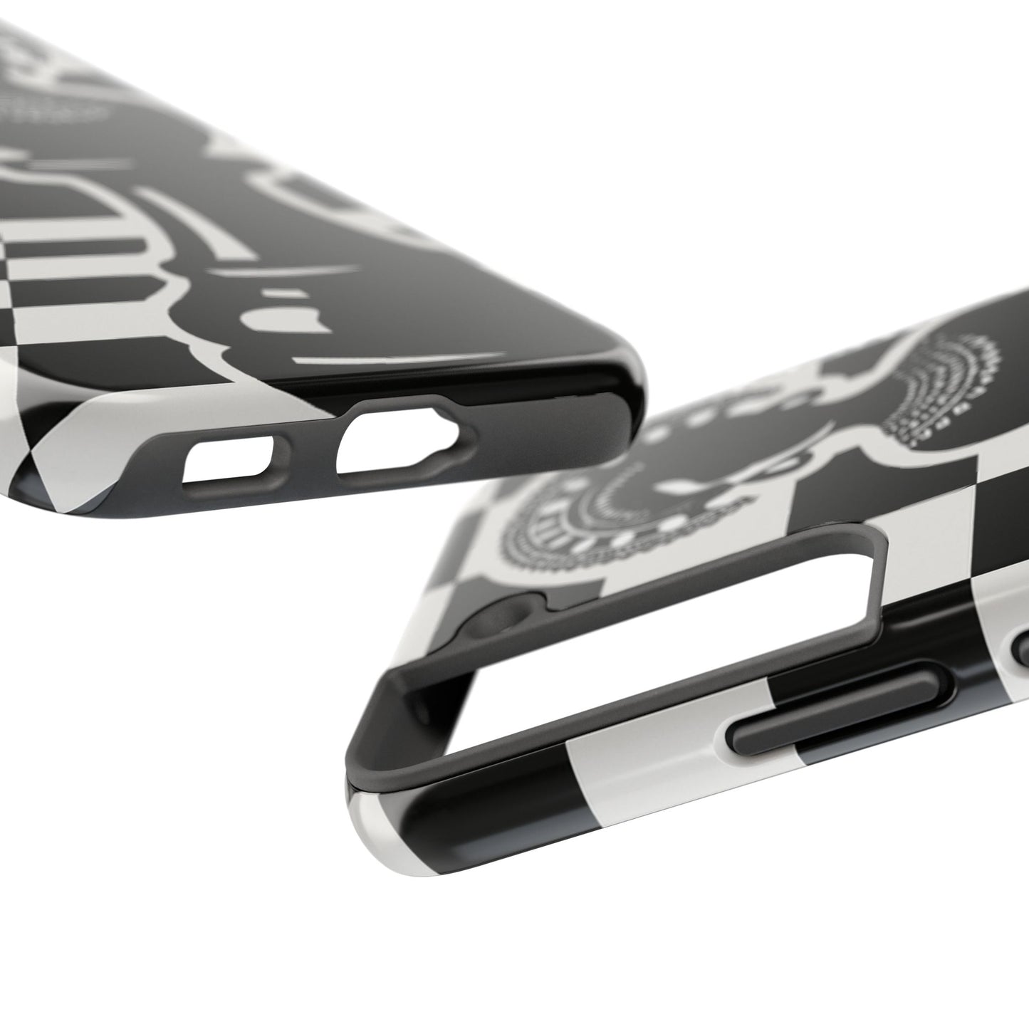 Chess Queen Phone Case, Tough Phone Cases, Stylish Accessories, Unique Gift, Geometric Design, Black and White Aesthetic