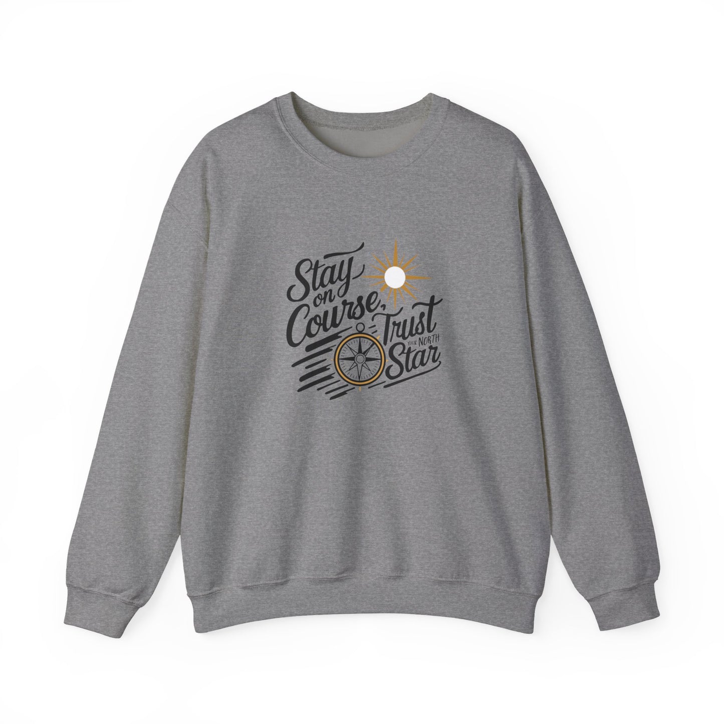 North star Sweatshirt | Cozy Unisex Crewneck | Inspirational Gift | Casual Wear | Reminder | Perfect for All Occasions