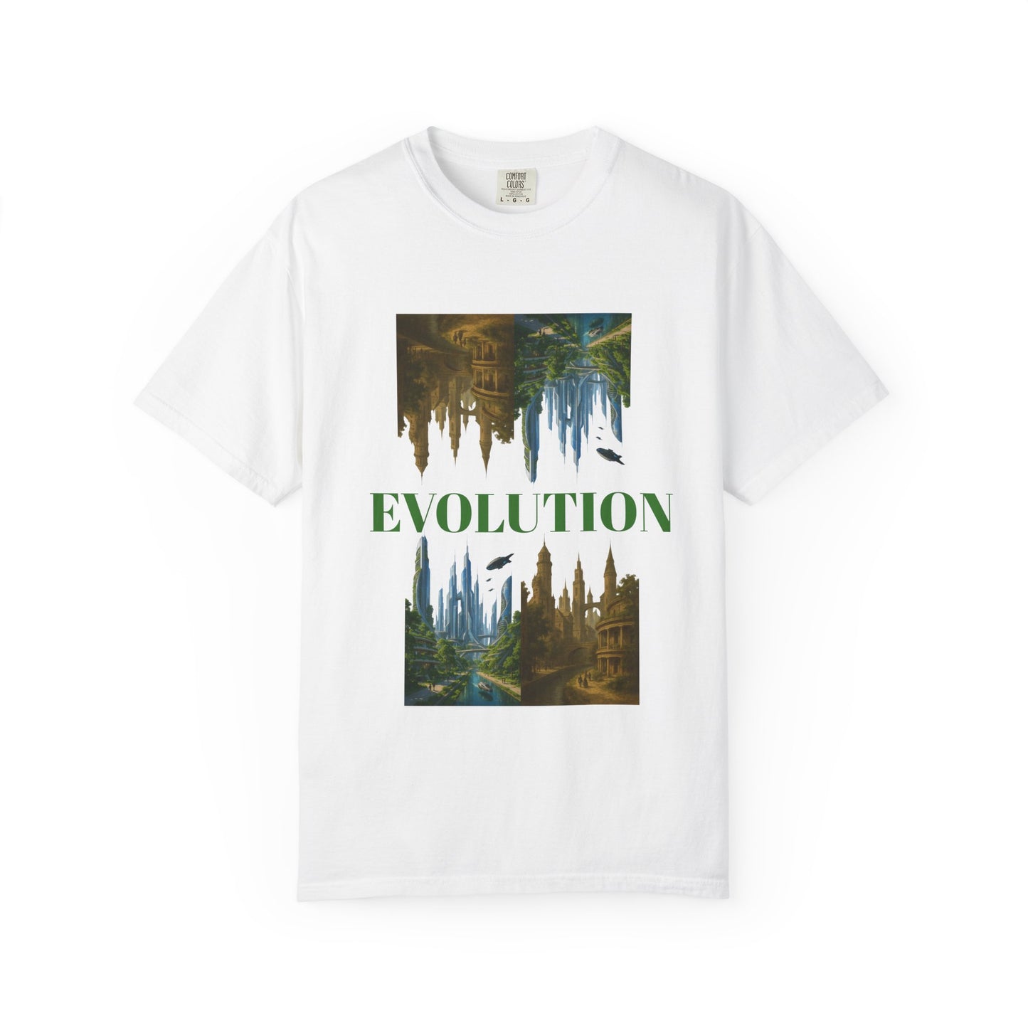 Transformative EVOLUTION T-Shirt - Reflective City/Nature Print