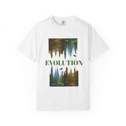 Transformative EVOLUTION T-Shirt - Reflective City/Nature Print