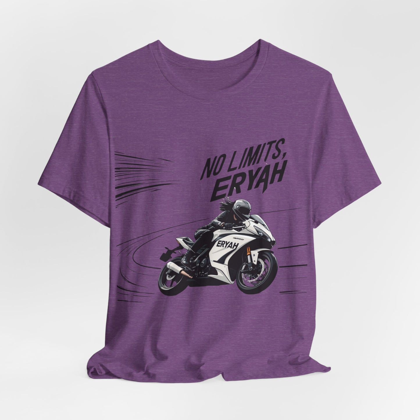 No Limits, ERYAH – High-Speed Rider, Motorcyclist Graphic Tee