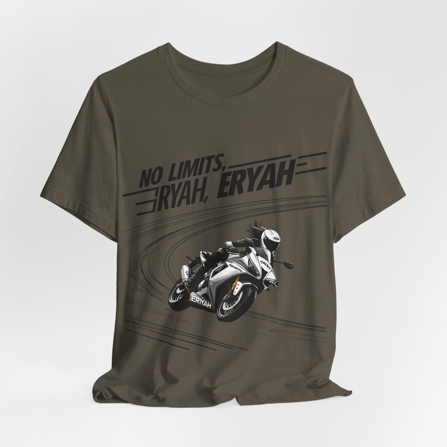'No Limits, ERYAH' Motorcycle Tee