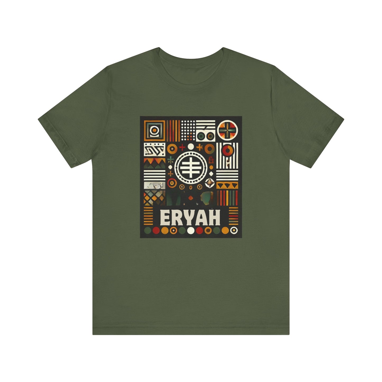 Global Tribal Print Tee - Vibrant Geometric & Symbolic Unisex