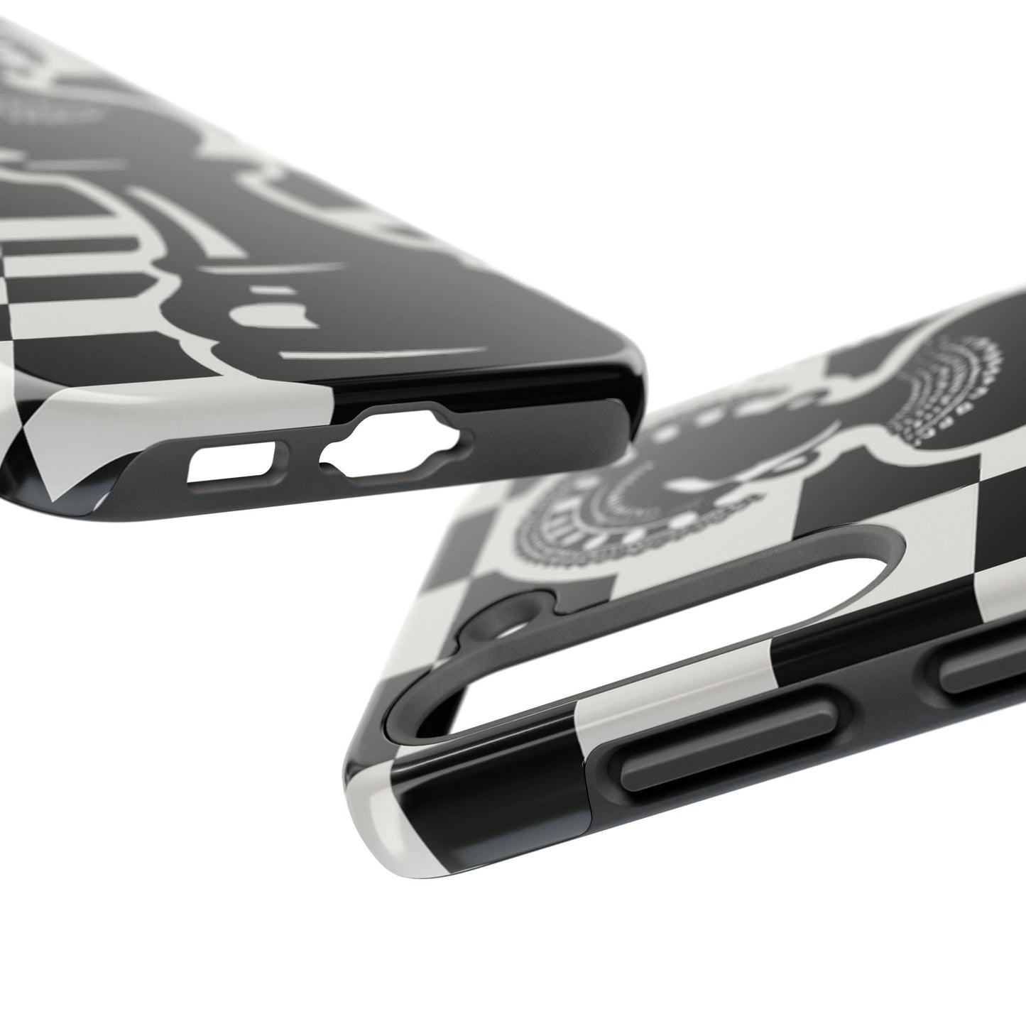 Chess Queen Phone Case, Tough Phone Cases, Stylish Accessories, Unique Gift, Geometric Design, Black and White Aesthetic