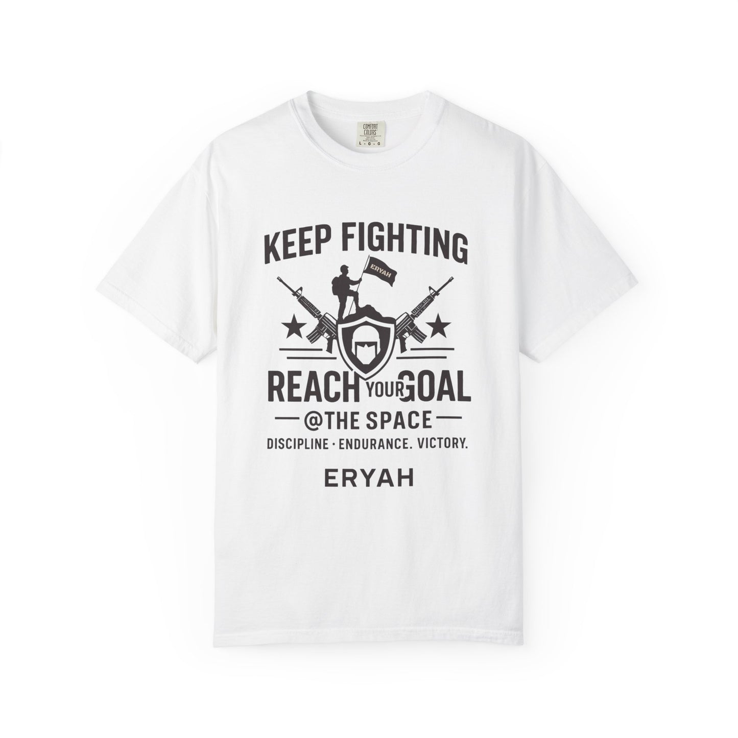 “KEEP FIGHTING” Motivational Military Tee by ERYAH