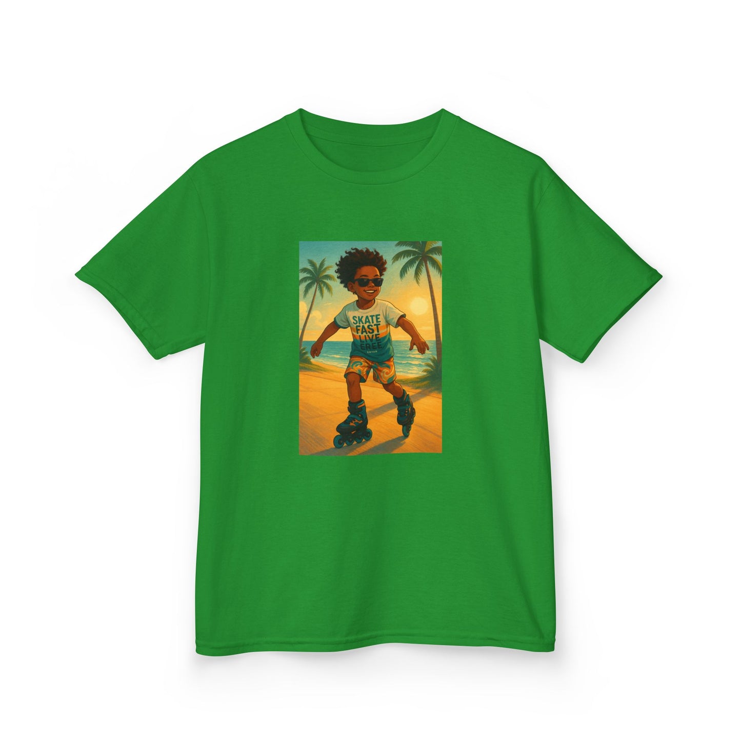 Kids Retro Rollerskater Tee