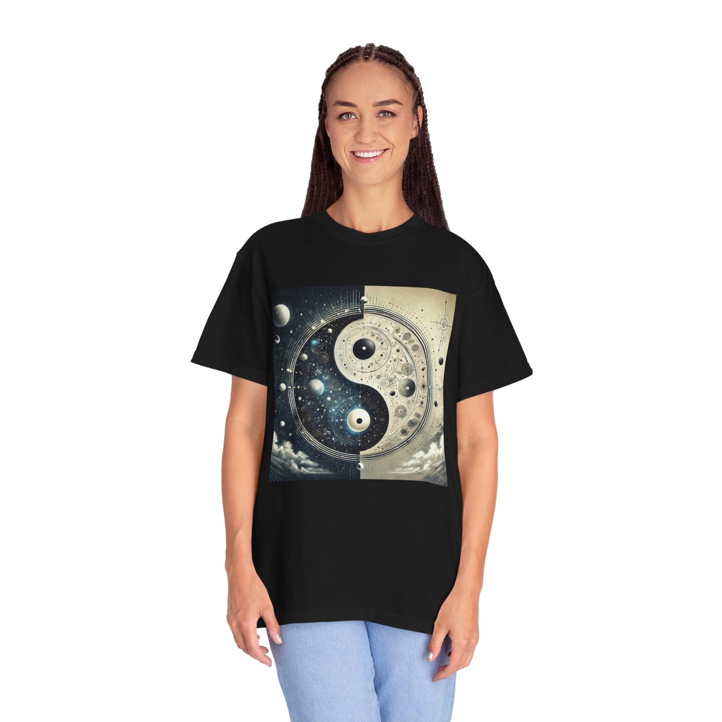 🌌 COSMIC BALANCE YIN YANG TEE – UNIVERSAL HARMONY WEAR 🌌